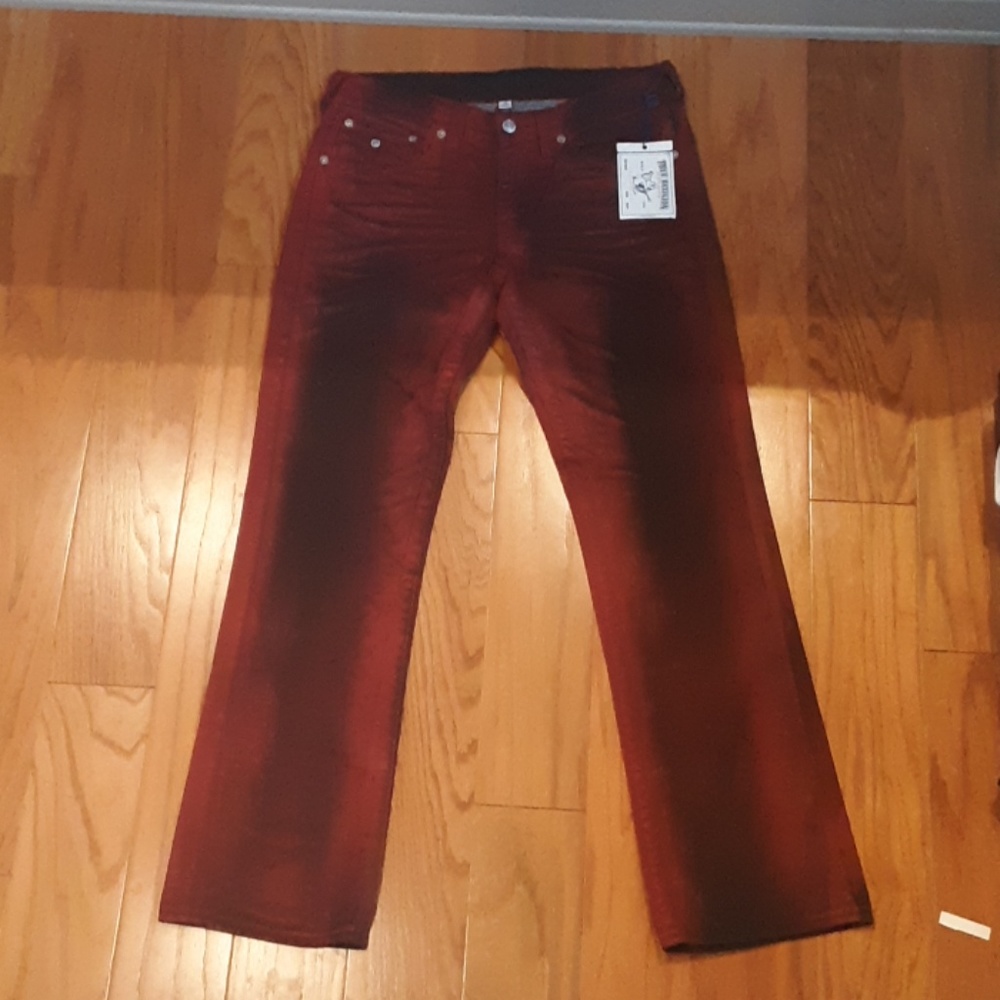 NWT True Religion World Tour Straight Jeans 34x34